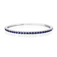 Bracciale Forever Unique Donna Spring  in Oro bianco Zaffiro 3.29 Ct BRTN2669/270/Z/329 - BRTN2669/270/Z/329